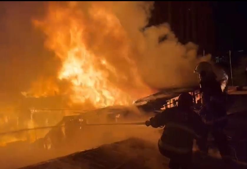 FHN "Ağ çiçəyim"dəki yanğınla bağlı məlumat yaydı - YENİLƏNİB (FOTOLAR-VİDEO)